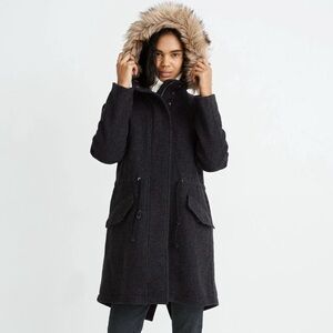 Madewell Vancouver Parka Faux Fur Coat Jacket
